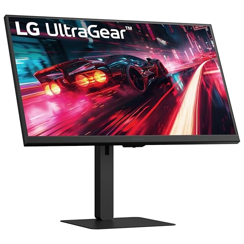 LG 27G640A-B 27-inch Ultragear QHD (2560 x 1440) IPS Gaming Monitor, 300Hz, 1ms, NVIDIA G-Sync, AMD FreeSync Premium, VESA DisplayHDR 400, HDMI 2.1, USB Type-C, Tilt/Height/Swivel/Pivot Stand, Black